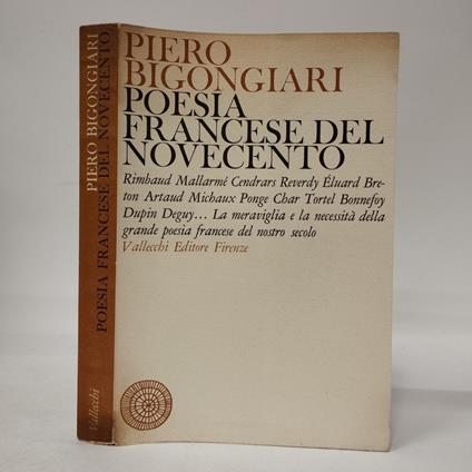 Poesia francese del Novecento - Piero Bigongiari - copertina