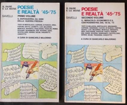 Poesie e realtà '45 - '75. Vol.I: Il dopoguerra; gli anni - copertina