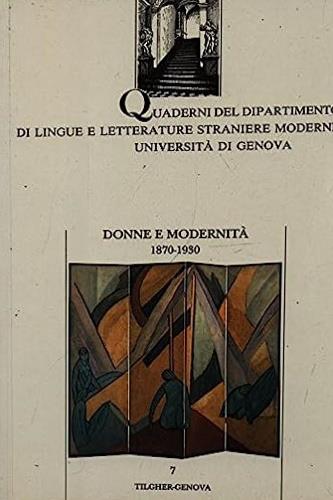 Donne e modernità 1870 - 1930 - copertina