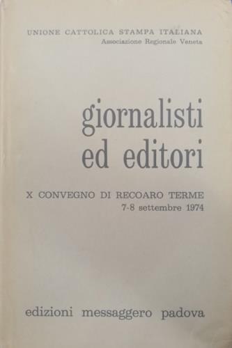 Giornalisti ed editori - copertina