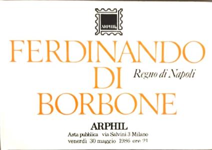 Ferdinando di Borbone . Regno di Napoli - copertina
