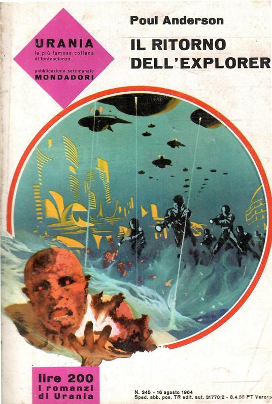 Il Ritorno Dell'Explorer - Urania 345 - Poul Anderson - copertina