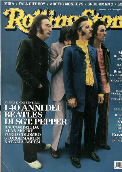 Rolling Stone N. 43/2007 - copertina