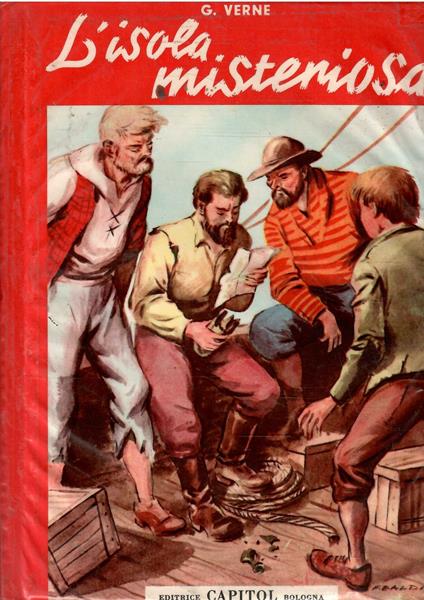 L' Isola Misteriosa - Jules Verne - copertina