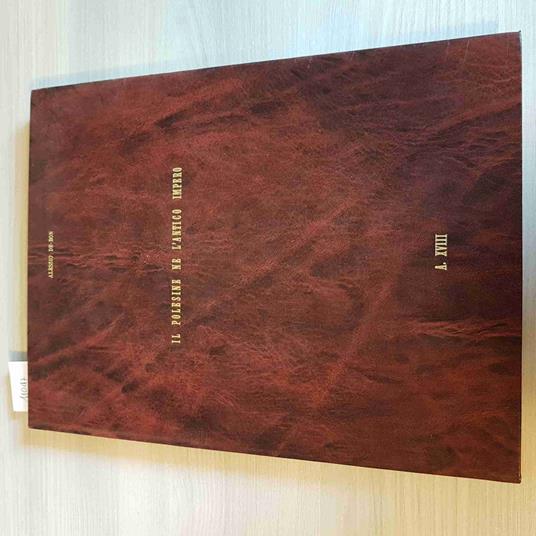Il POLESINE NE L'ANTICO IMPERO fotocopiato e rilegato in proprio ALESSIO DE BON - copertina