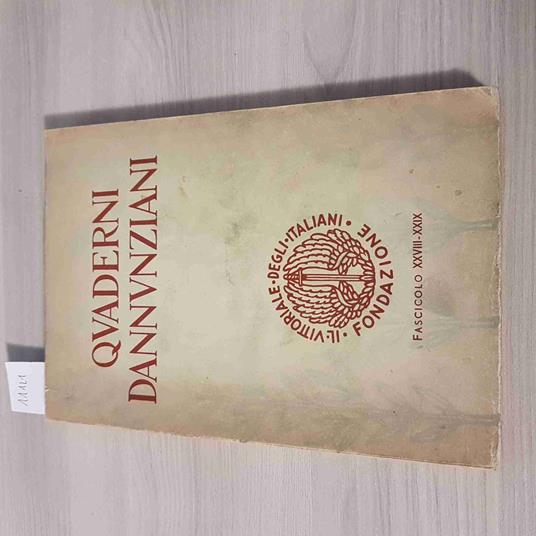 Quaderni Dannunziani - copertina