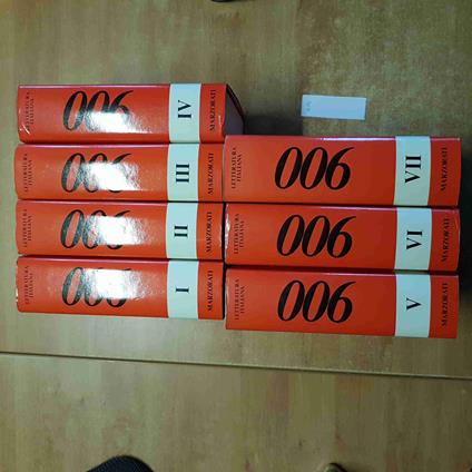 LETTERATURA ITALIANA 900 I CONTEMPORANEI 1973 MARZORATI 10 VOLUMI: da 1 a 10 - copertina