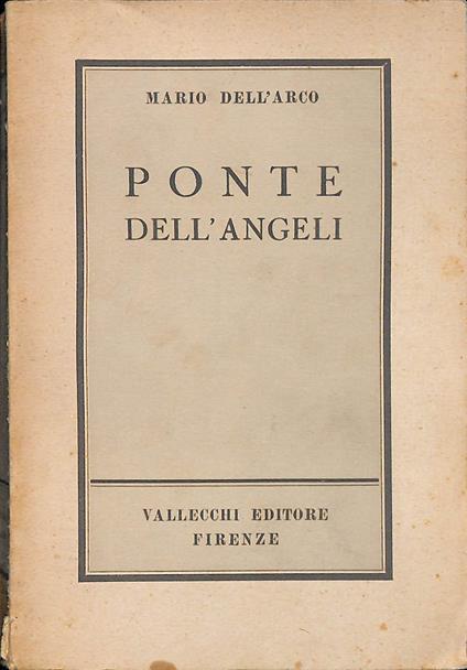 Ponte dell'angeli - Mario Dell'Arco - copertina
