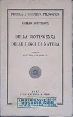 Della contingenza delle leggi di natura
