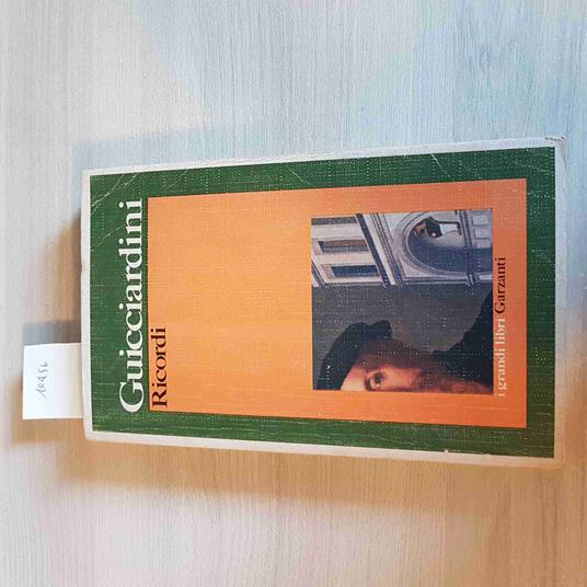Ricordi - Francesco Guicciardini - copertina