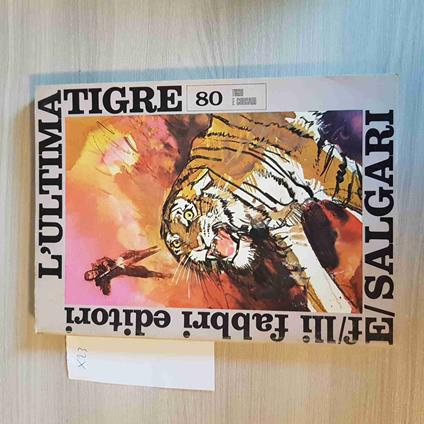 L' Ultima Tigre 80 - Emilio Salgari - copertina