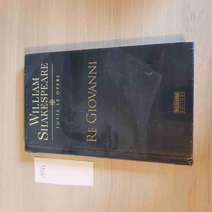 Re Giovanni - William Shakespeare - copertina
