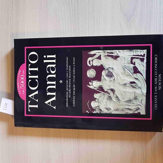 ANNALI 1 - P. Cornelio Tacito - copertina