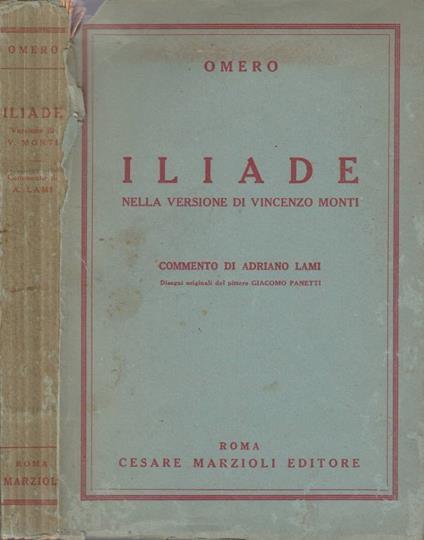 Iliade - Omero - copertina