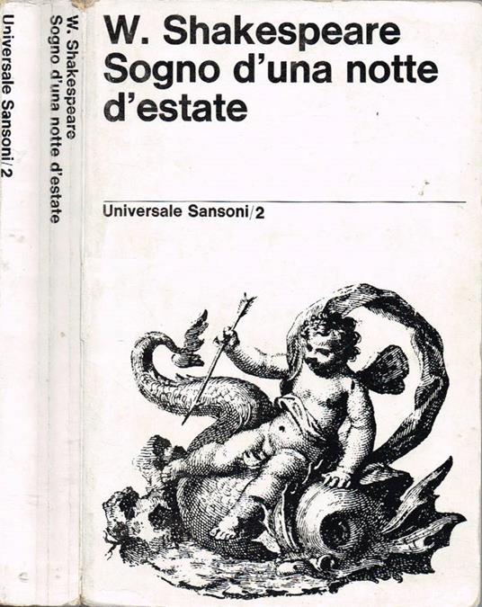 Sogno d'una notte d'estate - William Shakespeare - copertina