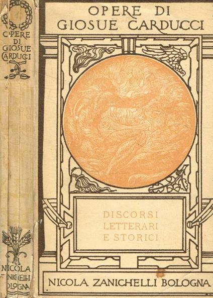 Discorsi letterari e storici - Giosuè Carducci - copertina