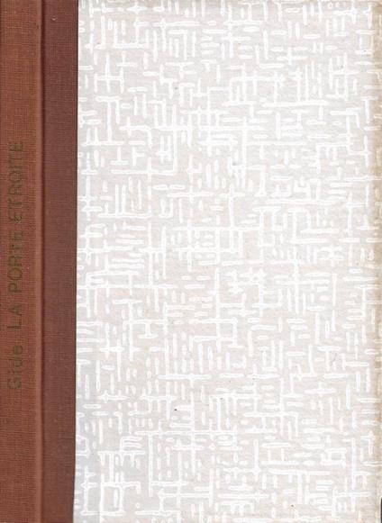La porte étroite - André Gide - copertina