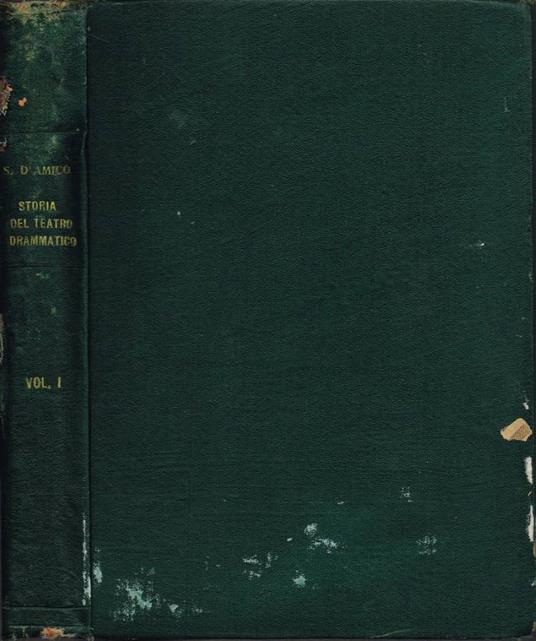 Storia del Teatro Drammatico - Silvio D'Amico - copertina