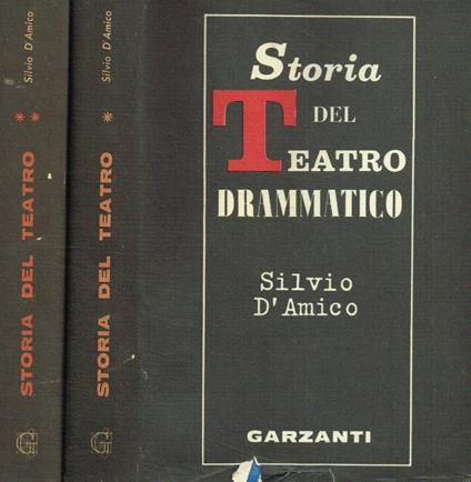 Storia del teatro drammatico 2voll - Silvio D'Amico - copertina