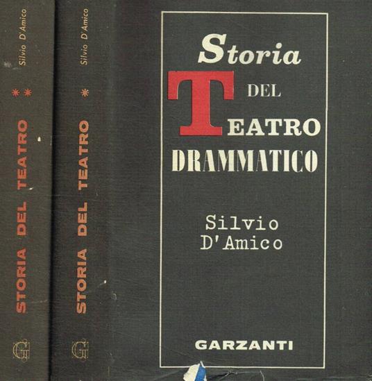 Storia del teatro drammatico 2voll - Silvio D'Amico - copertina