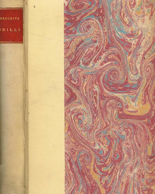 Idilli - Teocrito - copertina