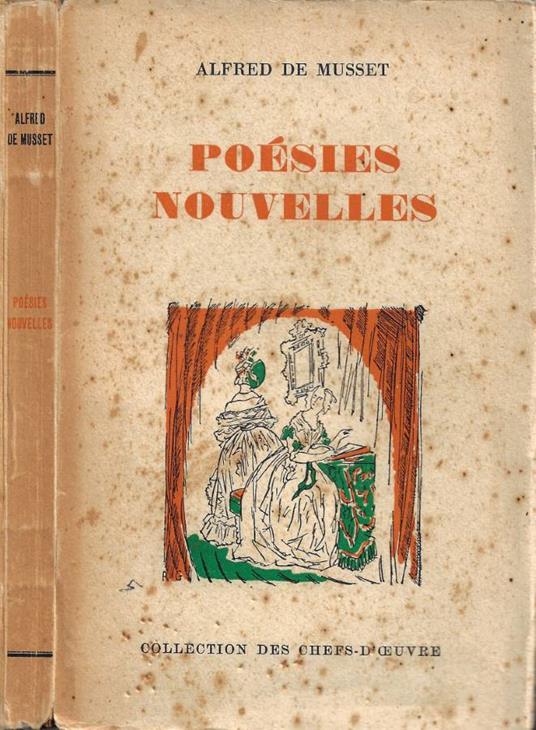 Poésies Nouvelles - Alfred de Musset - copertina
