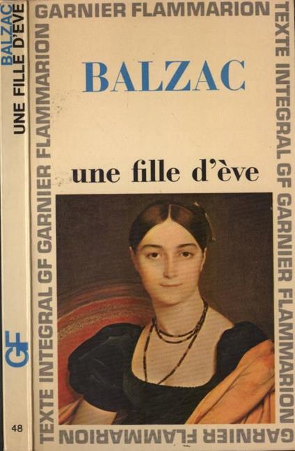 Une fille d' ève - Honoré de Balzac - copertina