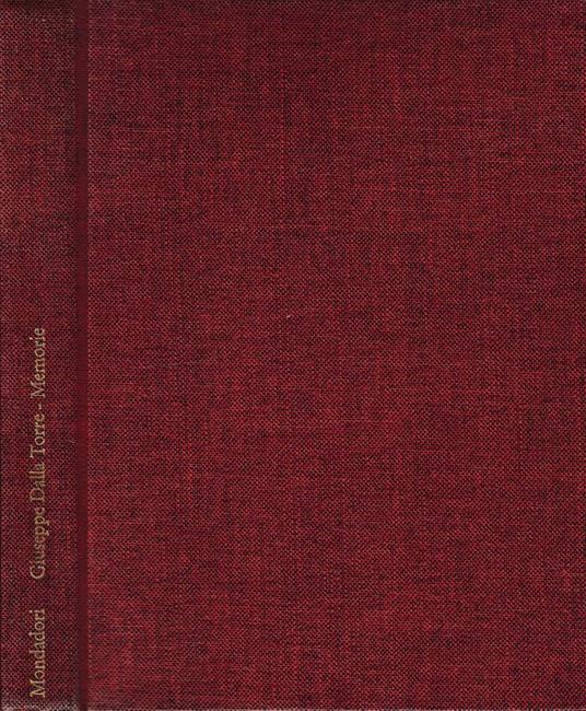 Memorie - Giuseppe Dalla Torre - copertina