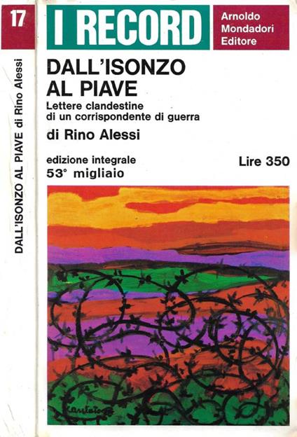 Dal Piave all'Isonzo - Rino Alessi - copertina