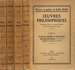 Oeuvres Philosophiques traduit par J. Molitor - Economie politique et philosophie. Idéologie allemande