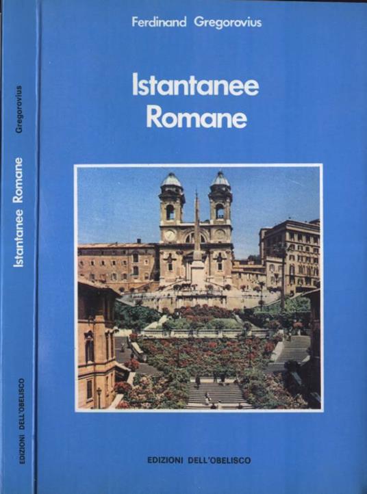 Istantanee romane - Ferdinand Gregorovius - copertina
