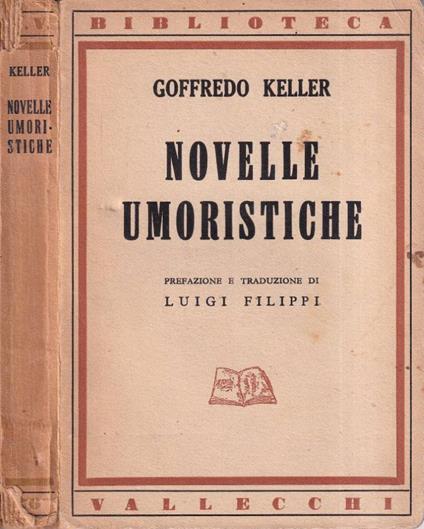 Novelle umoristiche - Gottfried Keller - copertina