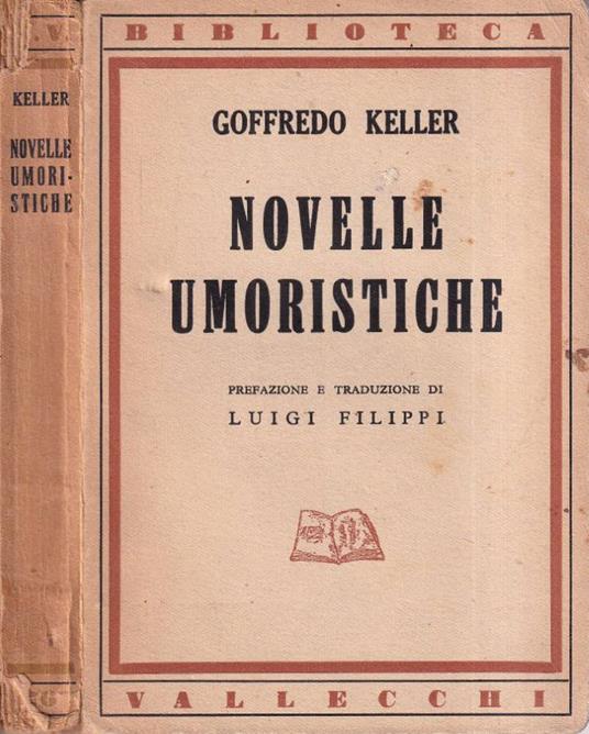 Novelle umoristiche - Gottfried Keller - copertina