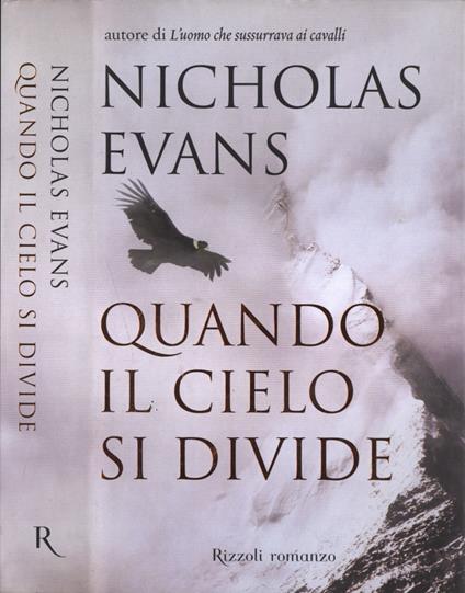 Quando il cielo si divide - Nicholas Evans - copertina