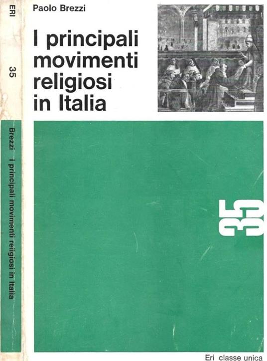 I principali movimenti religiosi in Italia - Paolo Brezzi - copertina