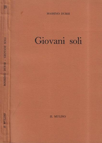 Giovani soli - Massimo Dursi - copertina