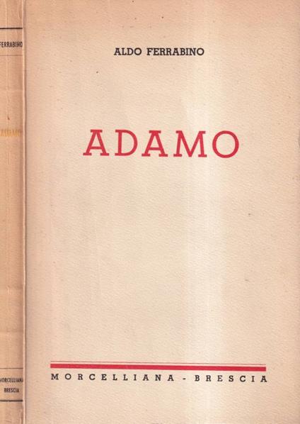 Adamo - Aldo Ferrabino - copertina