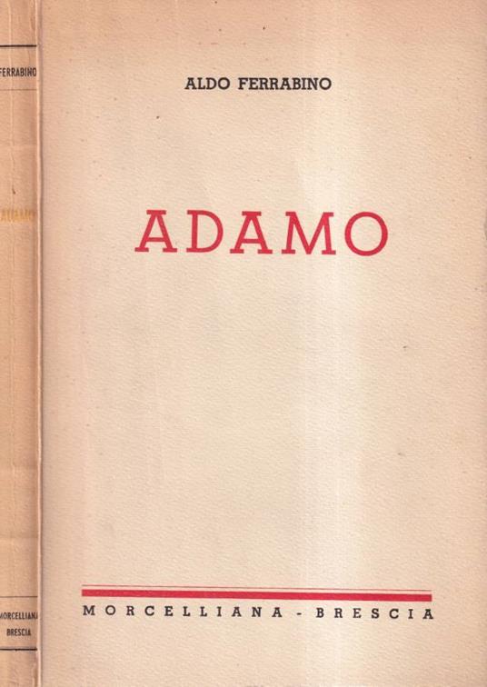 Adamo - Aldo Ferrabino - copertina
