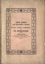 Cenni storici sui quattro altari sulla nuova cappella del SS. Crocifisso