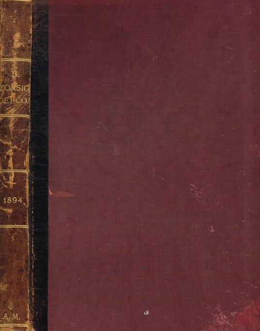 Il consigliere dei comuni delle opere pie e delle provincie. Monitore degli amministratori, dei segretari, degli esattori e tesorieri anno IV, 1894 - copertina