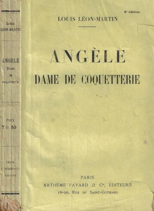 Angèle Dame de Coquetterie - copertina