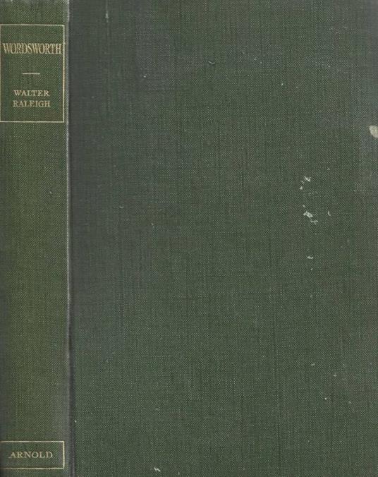 Wordsworth - Walter Raleigh - copertina