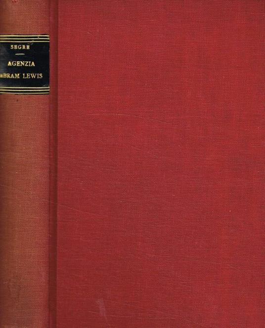 Agenzia Abram Lewis - Alfredo Segre - copertina
