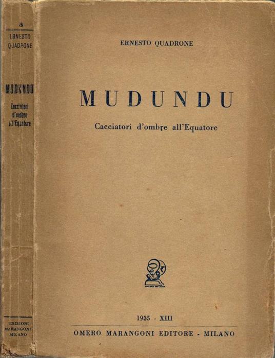 Mudundu - Ernesto Quadrone - copertina