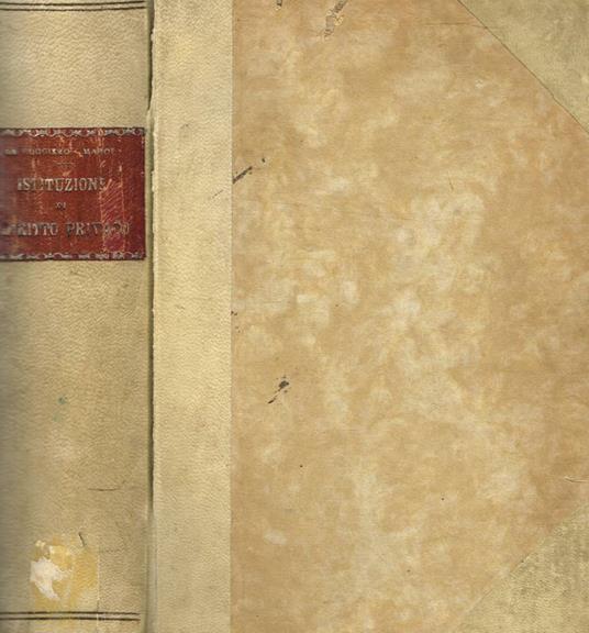 Istituzioni di diritto privato - copertina