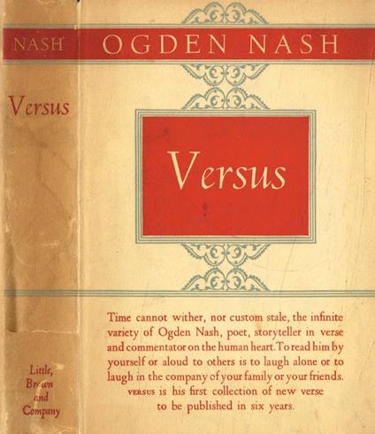 Versus - Ogden Nash - copertina