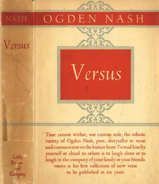 Versus - Ogden Nash - copertina