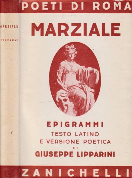 Epigrammi - M. Valerio Marziale - copertina