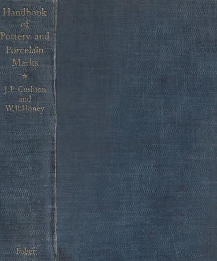 Handbook of Pottery and Porcelan Marks - copertina