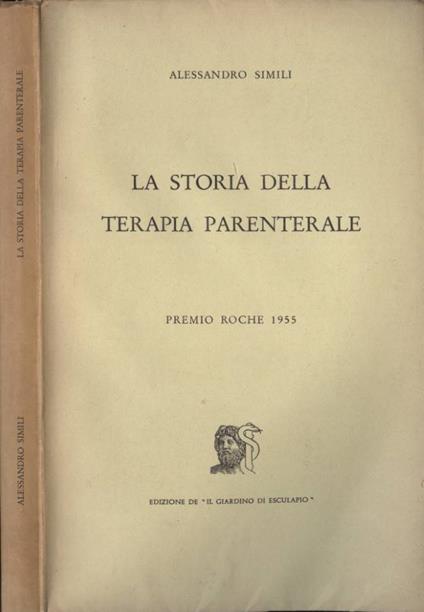 La storia della terapia parenterale - copertina